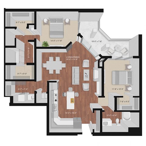 830 Shenandoah Drive Studio-3 Beds Apartment for Rent - Photo Gallery 23